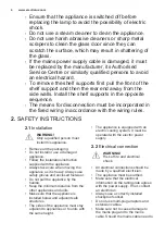 Preview for 4 page of Electrolux EOA5454AAK User Manual