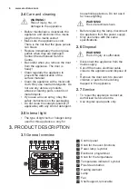 Preview for 6 page of Electrolux EOA5454AAK User Manual