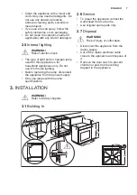 Preview for 7 page of Electrolux EOA5750AOX User Manual