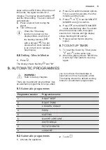 Preview for 15 page of Electrolux EOA5750AOX User Manual