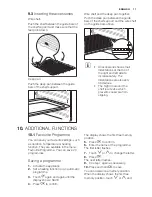 Preview for 17 page of Electrolux EOAP5803A Manual