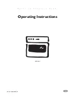 Preview for 1 page of Electrolux EOB 2620 Operating Instructions Manual