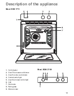 Preview for 3 page of Electrolux EOB 3709 Owner'S Manual