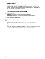 Preview for 2 page of Electrolux EOB 4633 User Information