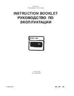 Electrolux EOB 4760 Instruction Booklet preview