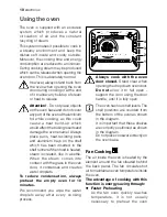 Предварительный просмотр 10 страницы Electrolux EOB 51001 User Information