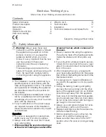 Preview for 2 page of Electrolux EOB 53102 User Manual