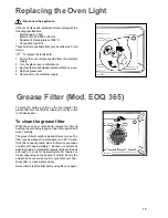 Preview for 15 page of Electrolux EOB 660 Instruction Booklet