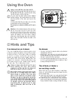 Предварительный просмотр 9 страницы Electrolux EOB 6730 Instruction Booklet