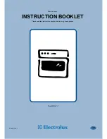 Preview for 1 page of Electrolux EOB 812 Instruction Booklet