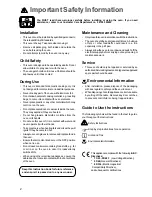 Preview for 2 page of Electrolux EOB 812 Instruction Booklet