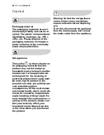 Preview for 47 page of Electrolux EOB20001 User Manual