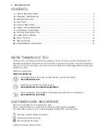 Preview for 2 page of Electrolux EOB2430 User Manual