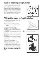 Preview for 8 page of Electrolux EOB3000 Instruction Booklet