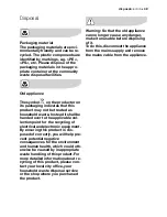 Preview for 49 page of Electrolux EOB33000 User Manual