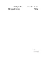 Preview for 1 page of Electrolux EOB33200 Instruction Booklet