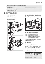 Предварительный просмотр 27 страницы Electrolux EOB3434AAX User Manual