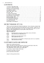 Preview for 2 page of Electrolux EOB3454AAX User Manual