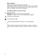 Preview for 2 page of Electrolux EOB3630 Operating Instructions Manual