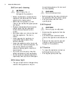 Preview for 6 page of Electrolux EOB43430 User Manual