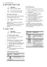 Preview for 10 page of Electrolux EOB53450AX User Manual