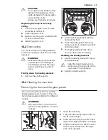 Preview for 23 page of Electrolux EOB5410BO User Manual