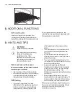 Preview for 12 page of Electrolux EOB5450 User Manual