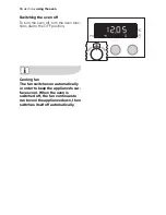 Preview for 14 page of Electrolux EOB65100 User Manual