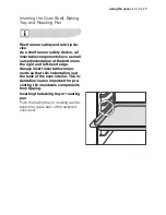 Preview for 17 page of Electrolux EOB65100 User Manual