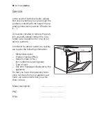 Preview for 66 page of Electrolux EOB65100 User Manual