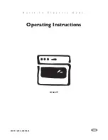 Preview for 1 page of Electrolux EOB6697 Operating Instructions Manual