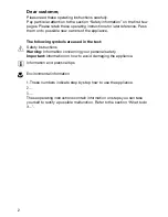 Preview for 2 page of Electrolux EOB6697 Operating Instructions Manual