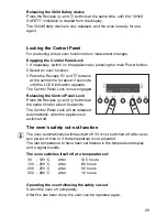 Preview for 29 page of Electrolux EOB6697 Operating Instructions Manual