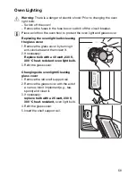 Preview for 59 page of Electrolux EOB6697 Operating Instructions Manual