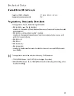 Preview for 65 page of Electrolux EOB6697 Operating Instructions Manual