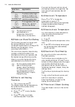 Preview for 12 page of Electrolux EOB7S01X User Manual