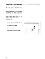 Preview for 20 page of Electrolux EOB846 Operation And Installation Manual