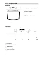 Предварительный просмотр 6 страницы Electrolux EOB974 Operating And Installation Manual