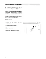 Предварительный просмотр 25 страницы Electrolux EOB975 Operation And Installation Manual