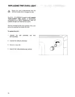 Предварительный просмотр 19 страницы Electrolux EOB976 Operating And Installation Manual