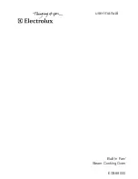 Предварительный просмотр 1 страницы Electrolux EOB98000 User Manual