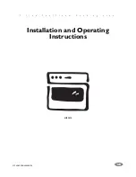 Preview for 1 page of Electrolux EOB9890 Installation And Operating Instructions Manual