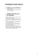 Preview for 61 page of Electrolux EOB9890 Installation And Operating Instructions Manual