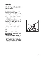 Preview for 67 page of Electrolux EOB9890 Installation And Operating Instructions Manual