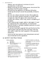 Preview for 4 page of Electrolux EOB9956VAX User Manual