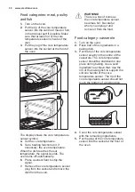 Preview for 30 page of Electrolux EOB9956VAX User Manual