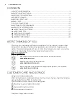 Preview for 2 page of Electrolux EOC5743AO User Manual