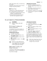 Preview for 13 page of Electrolux EOC5851AK User Manual