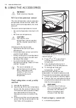 Preview for 16 page of Electrolux EOC5851FOX User Manual