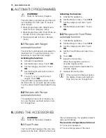 Preview for 16 page of Electrolux EOC5951AO User Manual